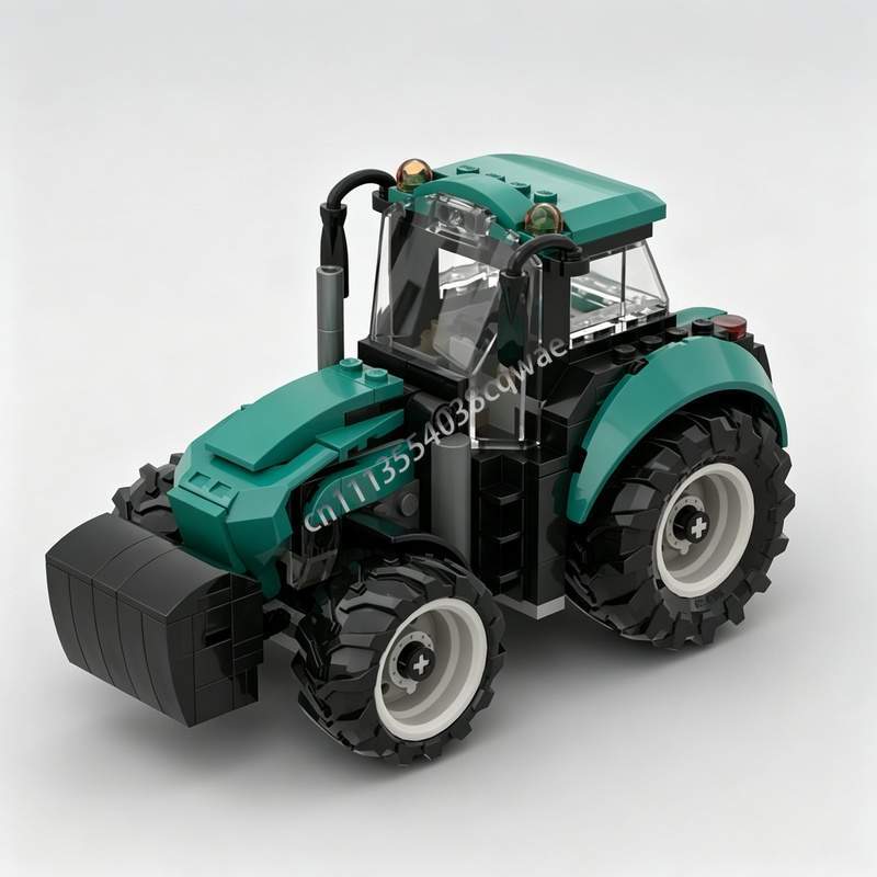 Farming Agriculture Model - 238PCS Tractor Ballast Landbouwvoertuig MOC Bouwstenen