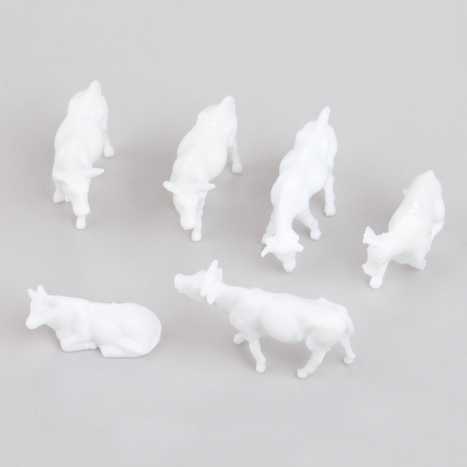 Farming Agriculture Model - 100Pcs Wit Model Koeien Schaal 1:87