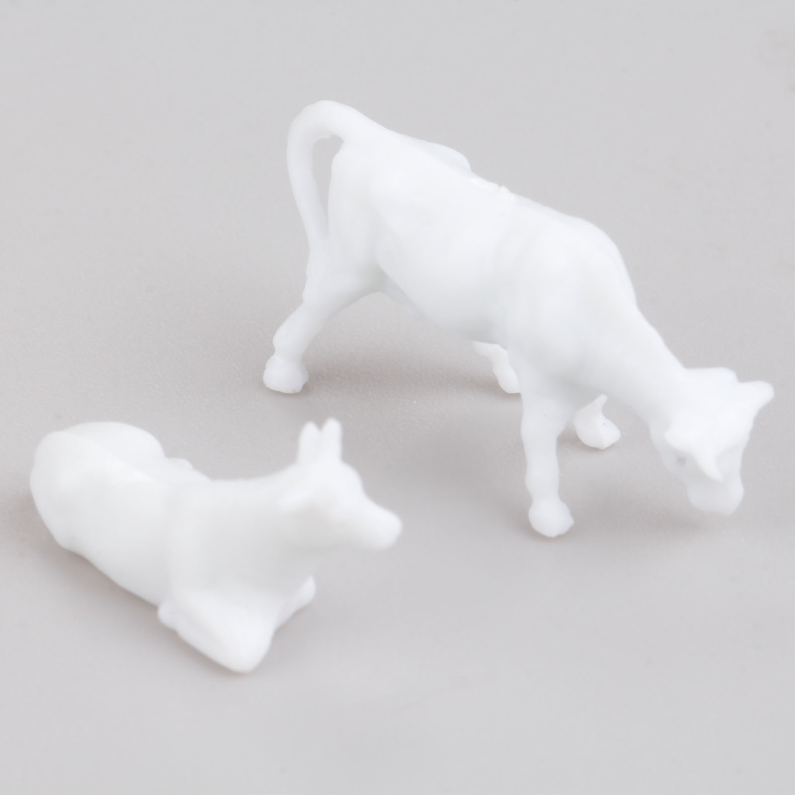 100Pcs Wit Model Koeien Schaal - Farming Agriculture Model recensie en prijs